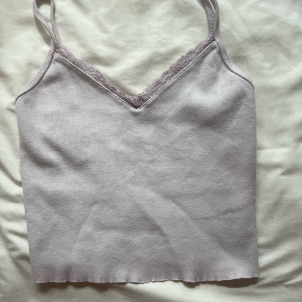 pink brandy melville tank top